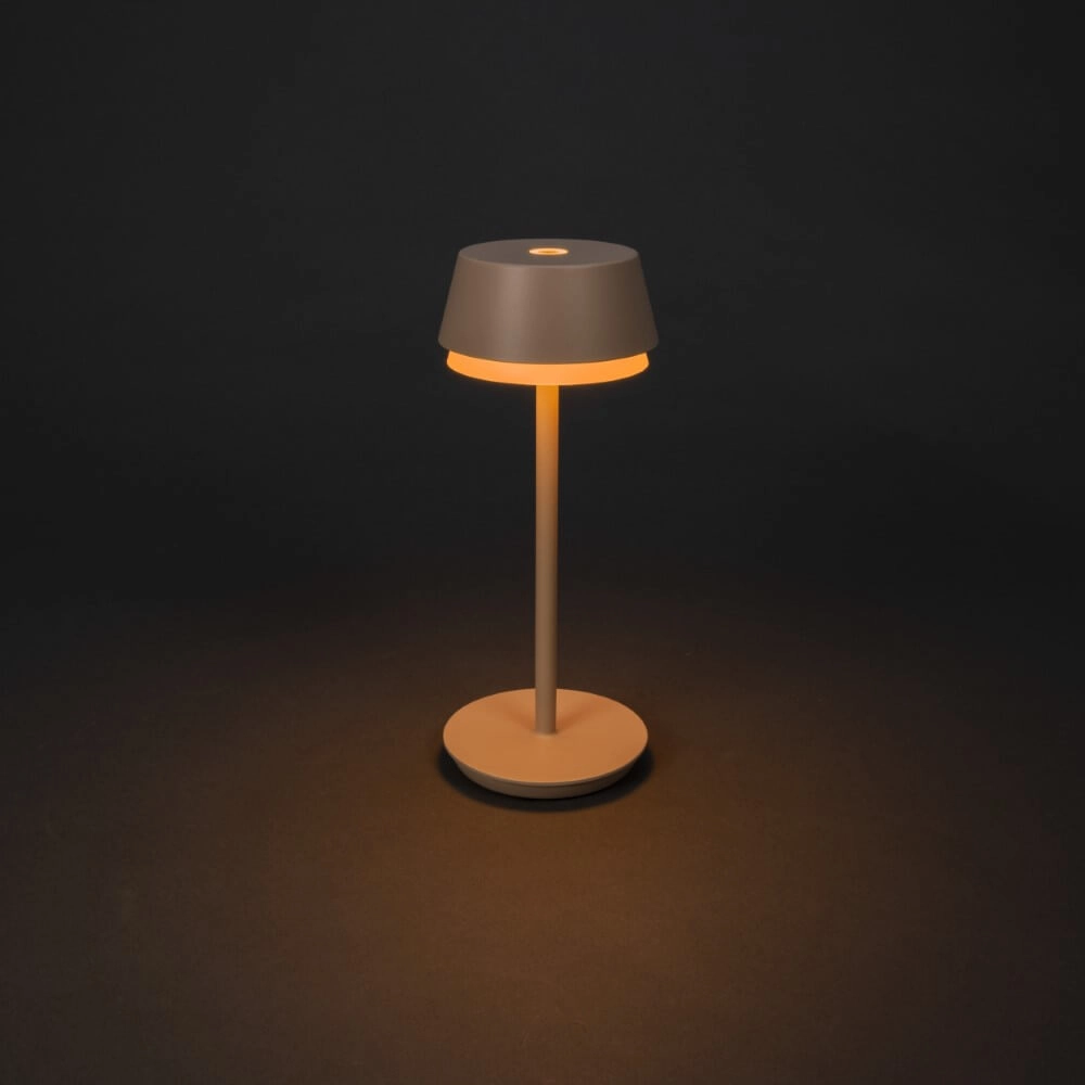 Tafellampje Lyon zandkleur met RGB functie KonstSmide 7318307830330