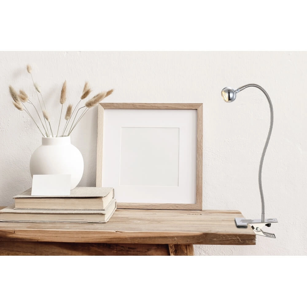 Klemlamp Serpent nikkel Globo 9007371293421