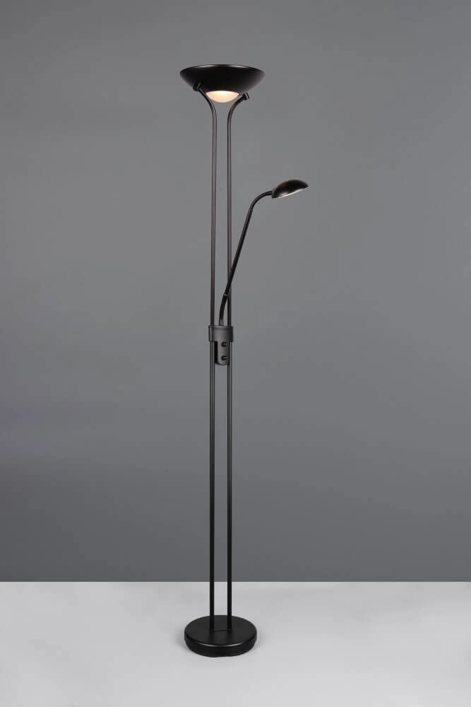 Zwarte led leeslamp Spock