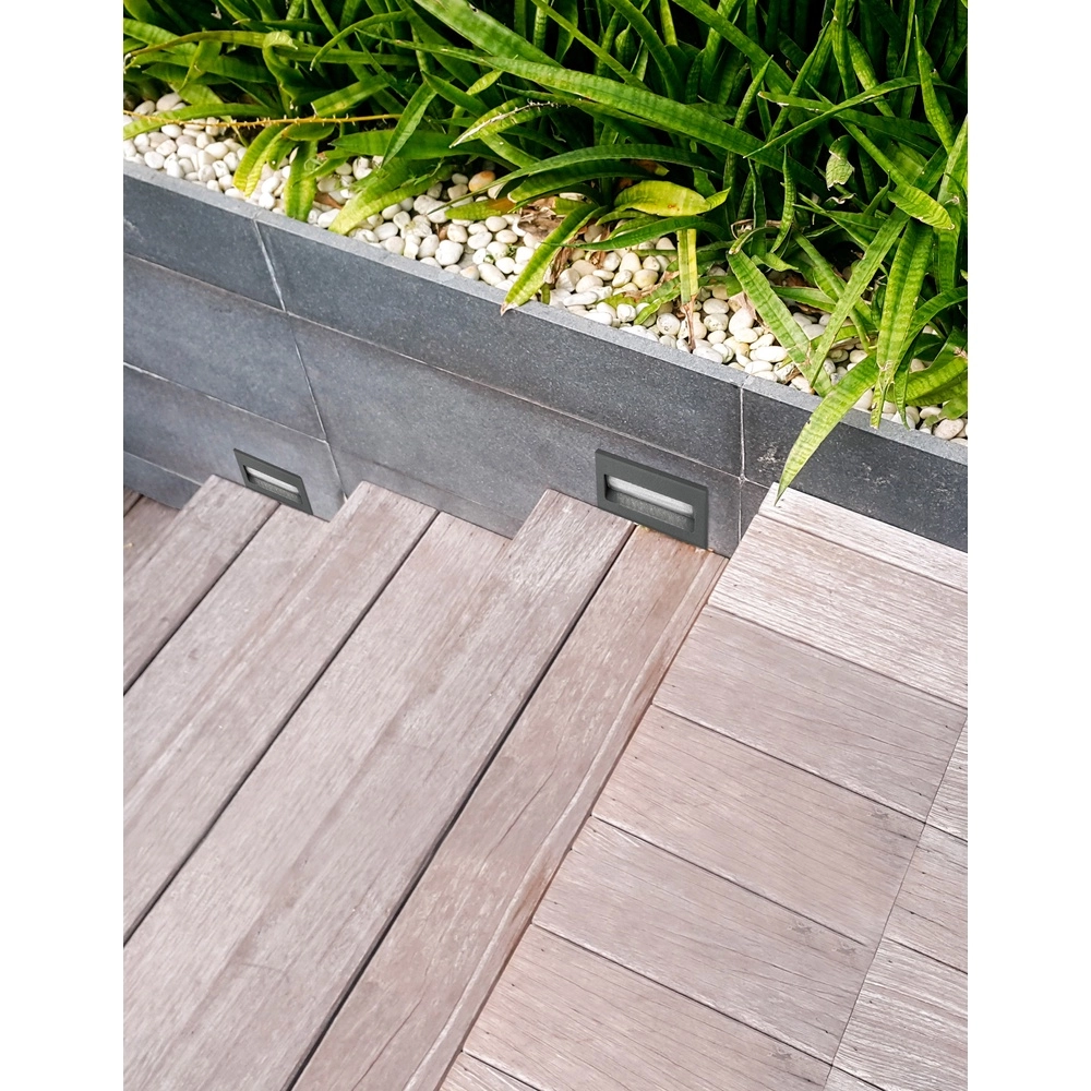 Inbouwlamp Krypton grijs 8,5cm Lyora 5212017409379