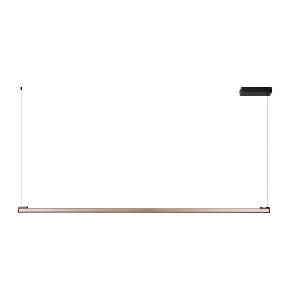 Strakke led hanglamp Braga 150cm - champagne Premium by Lucide 5411212234445