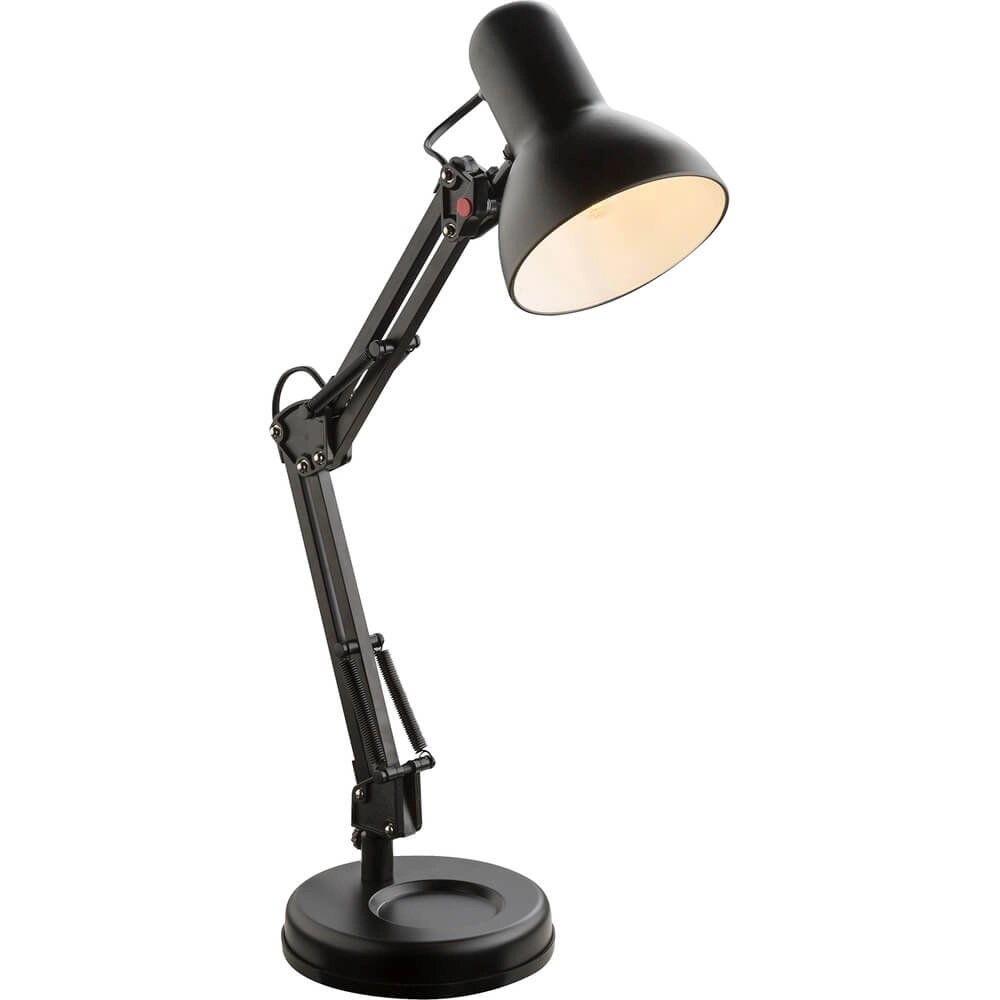 Nostalgische bureaulamp Famous zwart