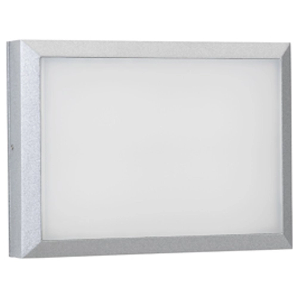 Buitenlamp rechthoekig Parel 26cm - grijs