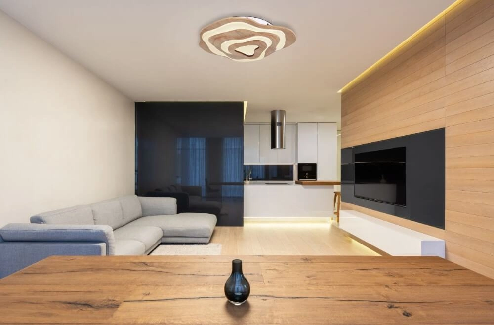 Houten plafondlamp Jacks 58cm Globo 9007371438457