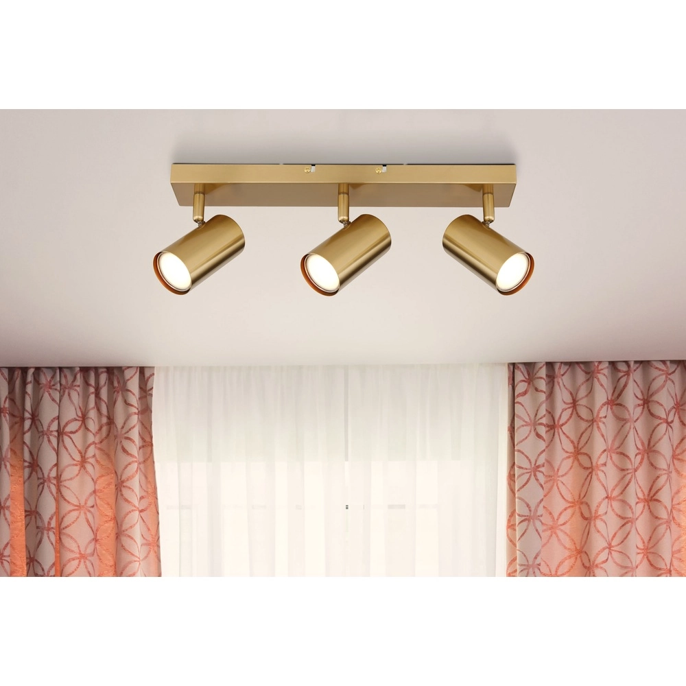 Plafondlamp 3-lichts Robby goud Globo 9007371458073