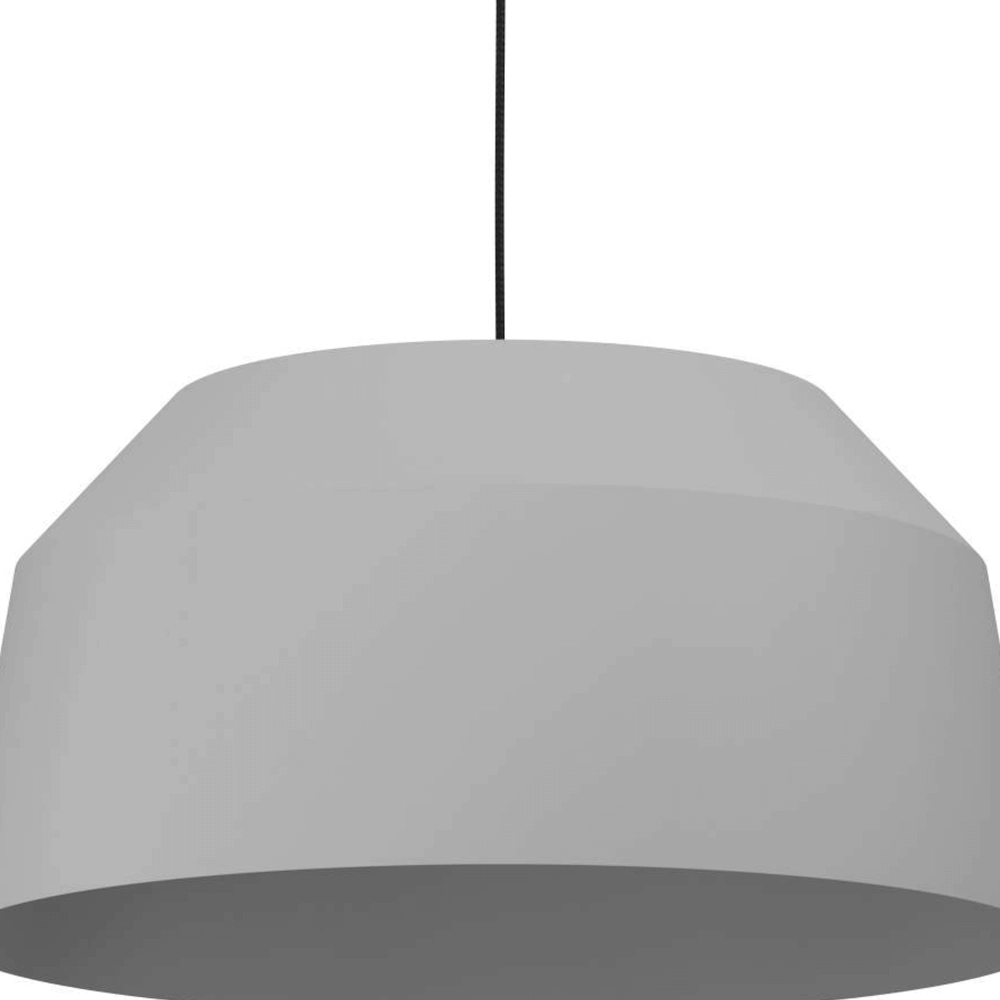 Grijze hanglamp Contrisa Ø 52cm Eglo 9008606243624