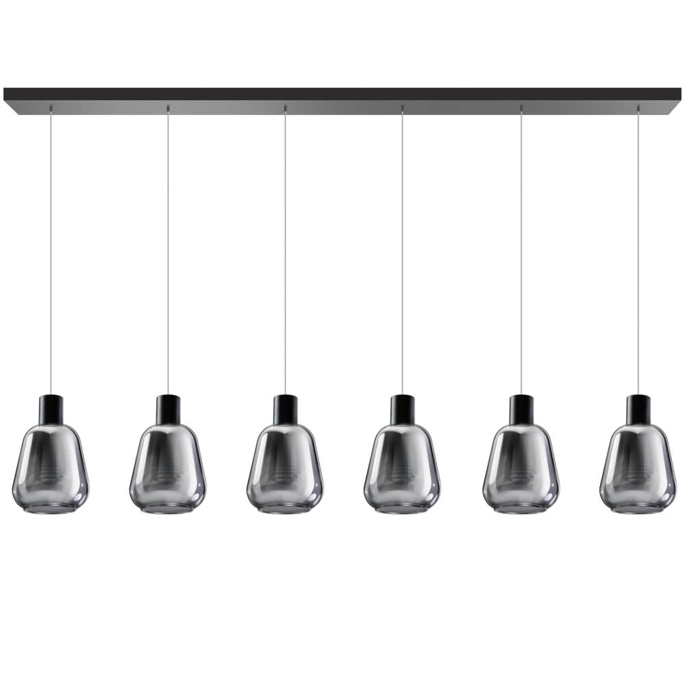 Eetkamer hanglamp Gary 6 lichts Eetkamer hanglamp Gary 6 lichts
