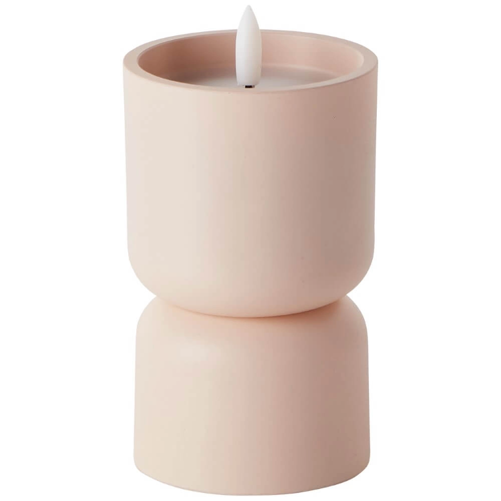 Kaarslampje Lovere crème 15cm Brilliant 4004353435454