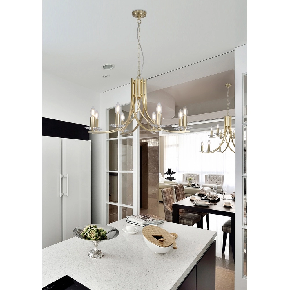 Kroonluchter Ascona 8-lichts Searchlight 5053423303673