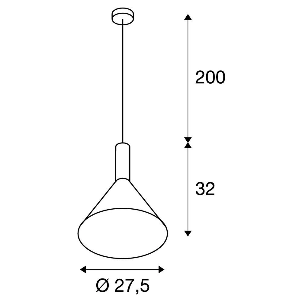 Design hanglamp Phelia Ø 27,5cm SLV 4024163231435