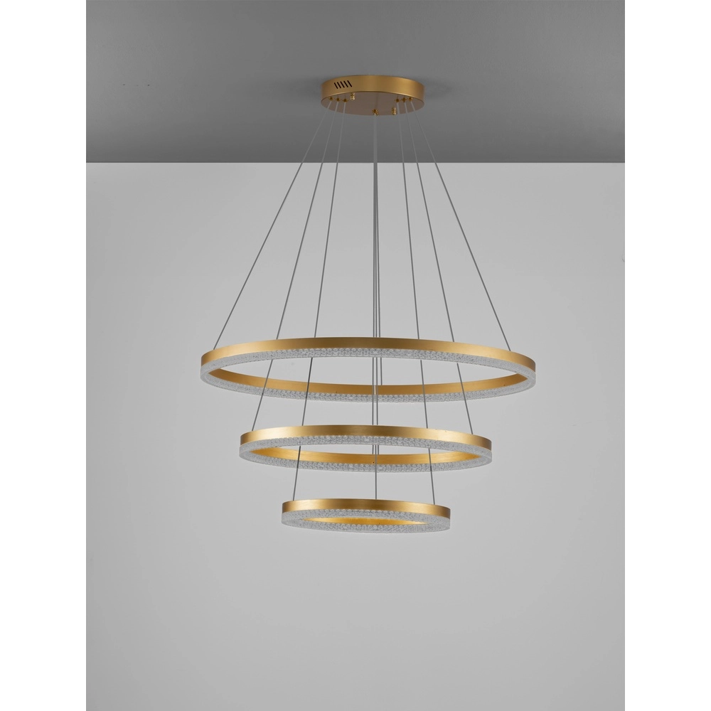 Hanglamp Adria goud Ø 80cm Lyora 5212017443830