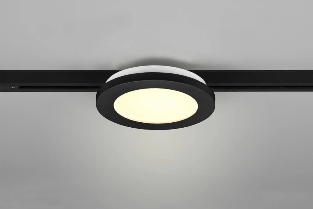 Plafonnière Camillus mat zwart Trio 4017807505979