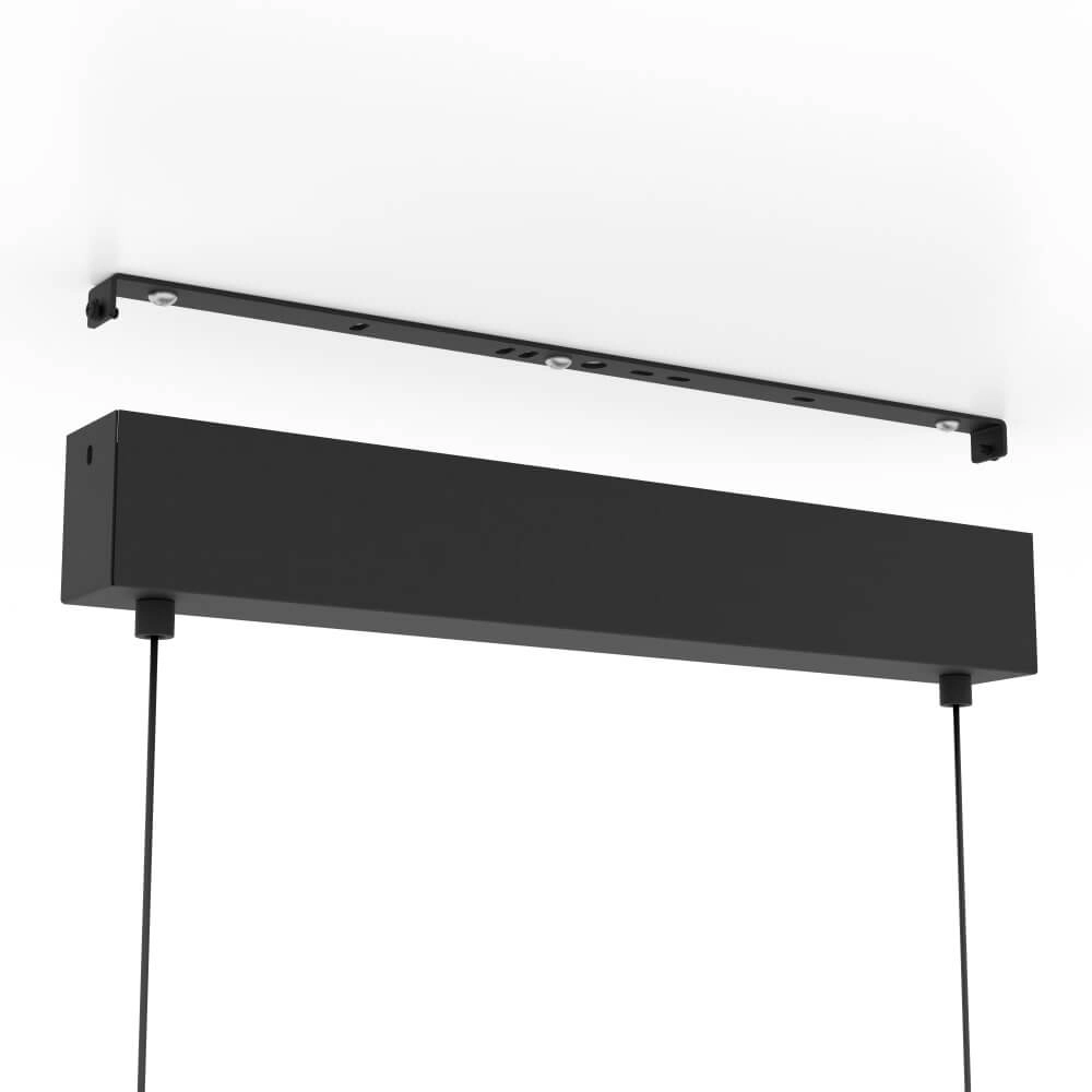 Hanglamp met ringen Lanacera zwart met goud Stars of Light 9008606221417