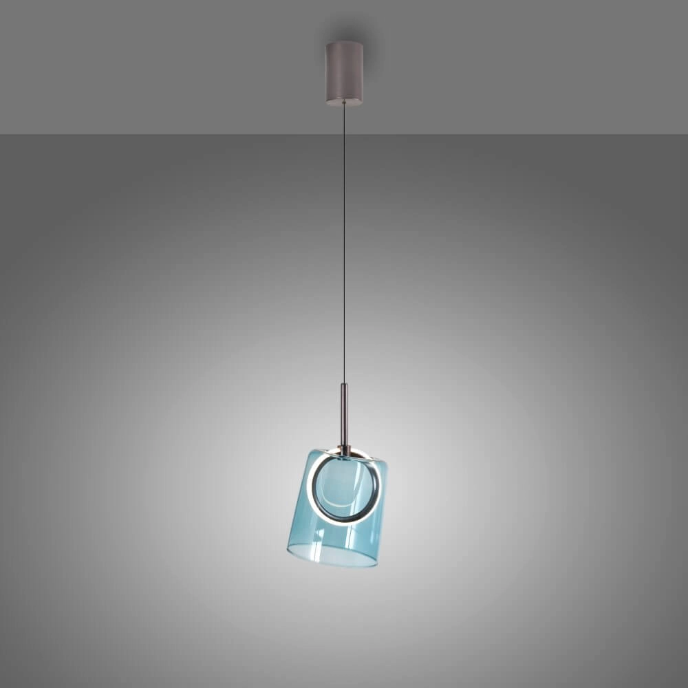 Hanglamp Zula blauw Paul Neuhaus 4012248383599