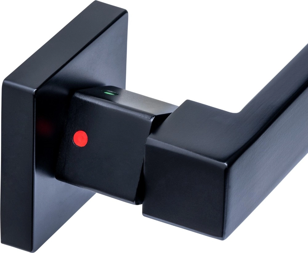 Zwarte deurkruk Cunera blokkeer mechanisme Intersteel 8714186839058