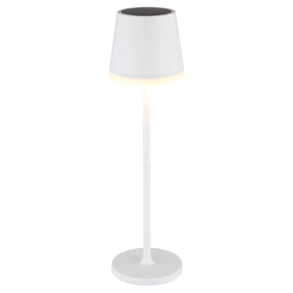 Solar tafellampje Vannieso wit