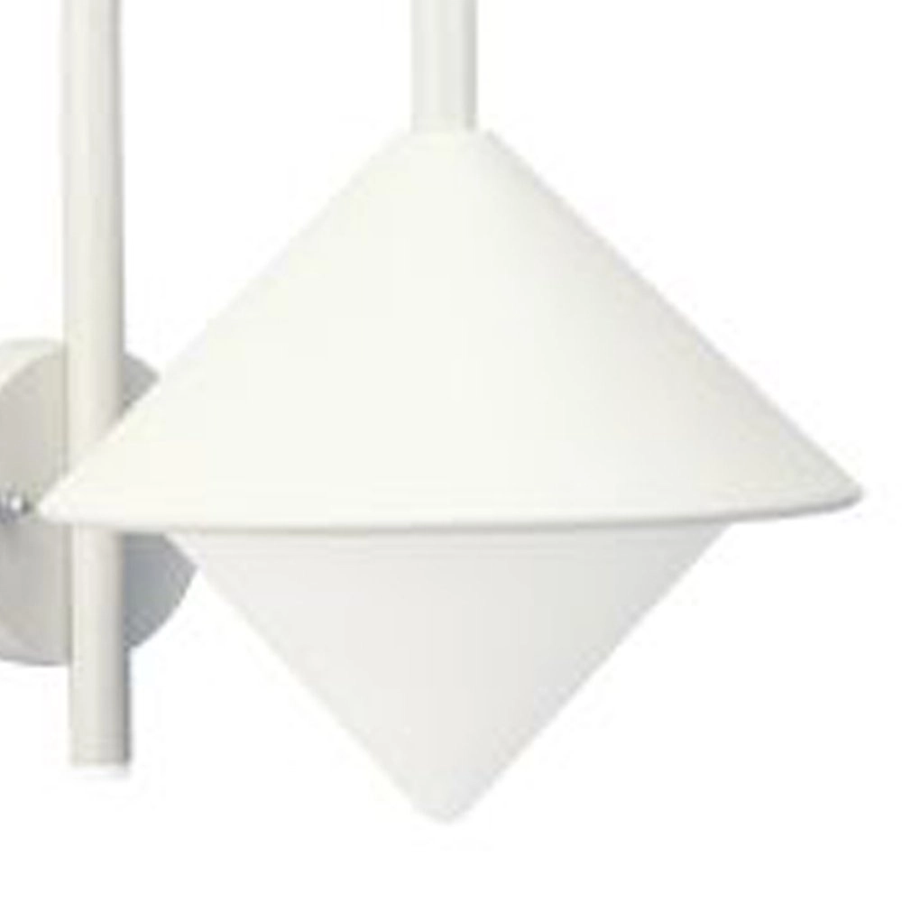 Wandlamp buiten wit Triangle 26cm Albert 4007235806458