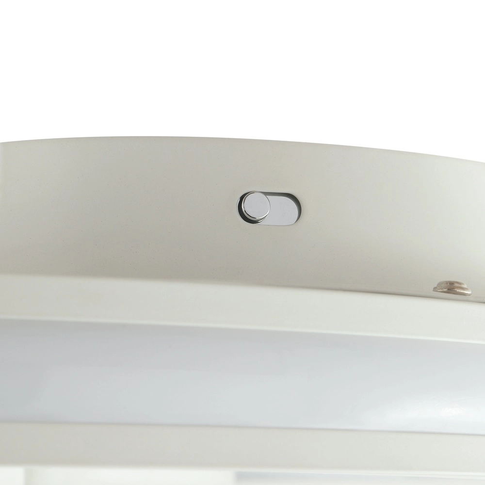 Witte plafondlamp Revola design Ø 40cm Brilliant 4004353477478