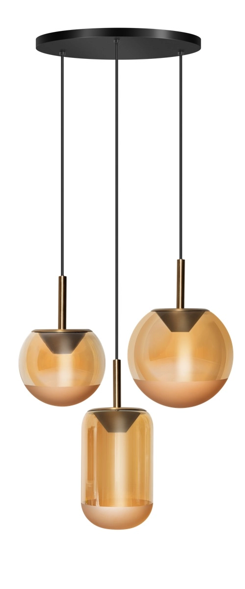 3-lichts eettafel hanglamp Yvonne