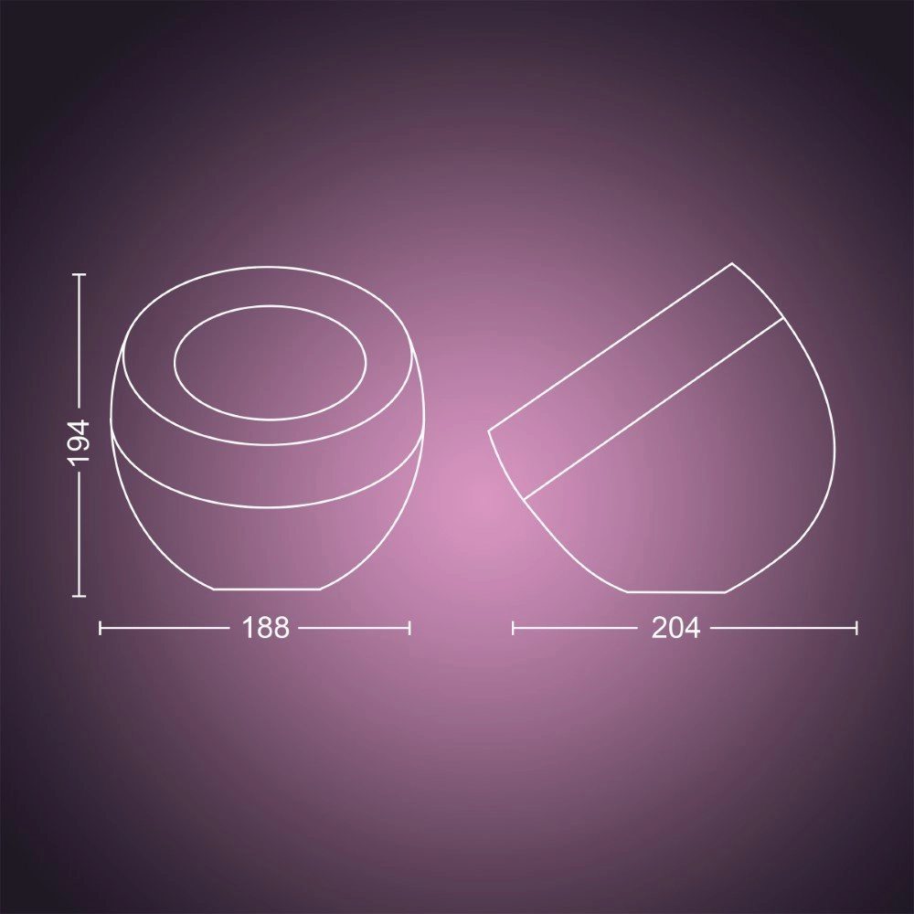 Uplight Hue Iris wit Philips 8719514264465