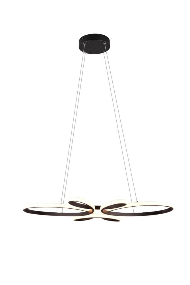 Design hanglamp Fly zwart Trio 4017807600926