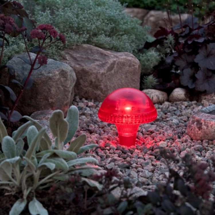 Solar tuinlampje Assisi rood KonstSmide 7318307663501