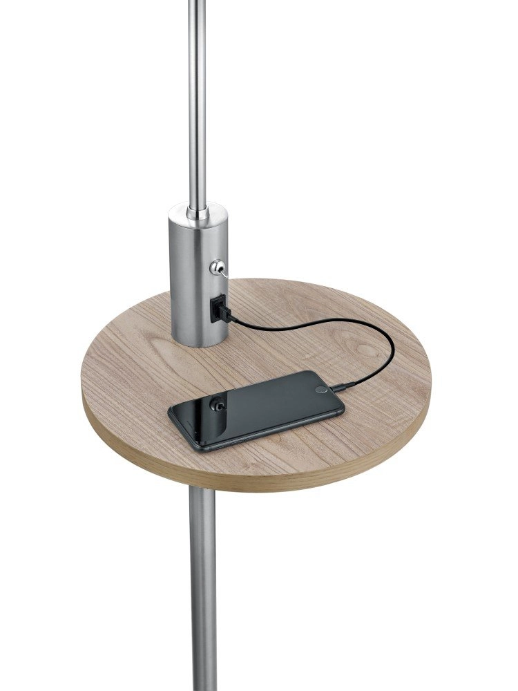 Leeslamp Claas Table metaalgrijs Trio 4017807423211