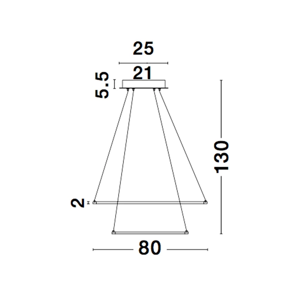 Design hanglamp Ferrol koffie bruin double Lyora 5212017407221