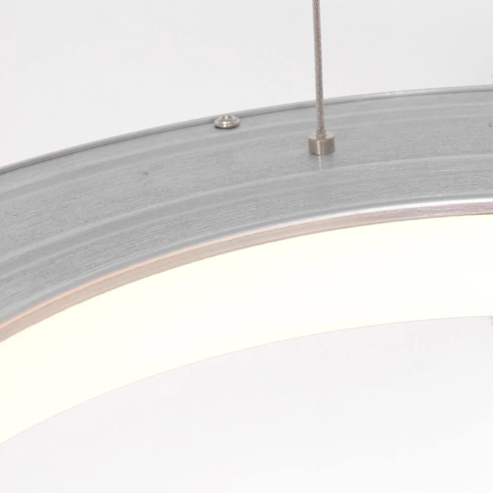 Led hanglamp Ringlede Ø 48cm metaalgrijs Steinhauer 8712746135213