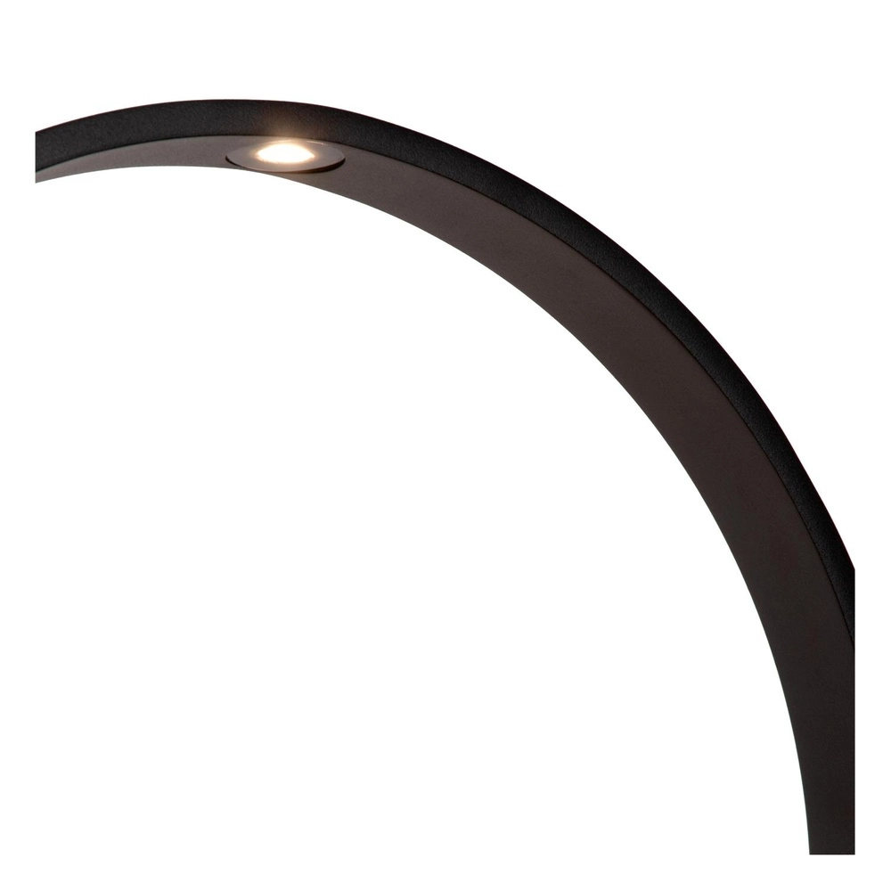 Ronde tuinlamp Jerel zwart IP54 Ø 40cm Lucide 5411212290472