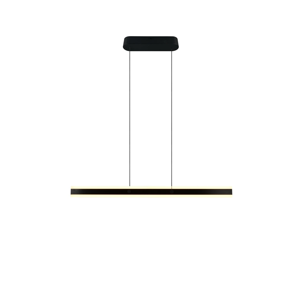 Moderne hanglamp Arcola 115cm zwart Trio 4017807661972
