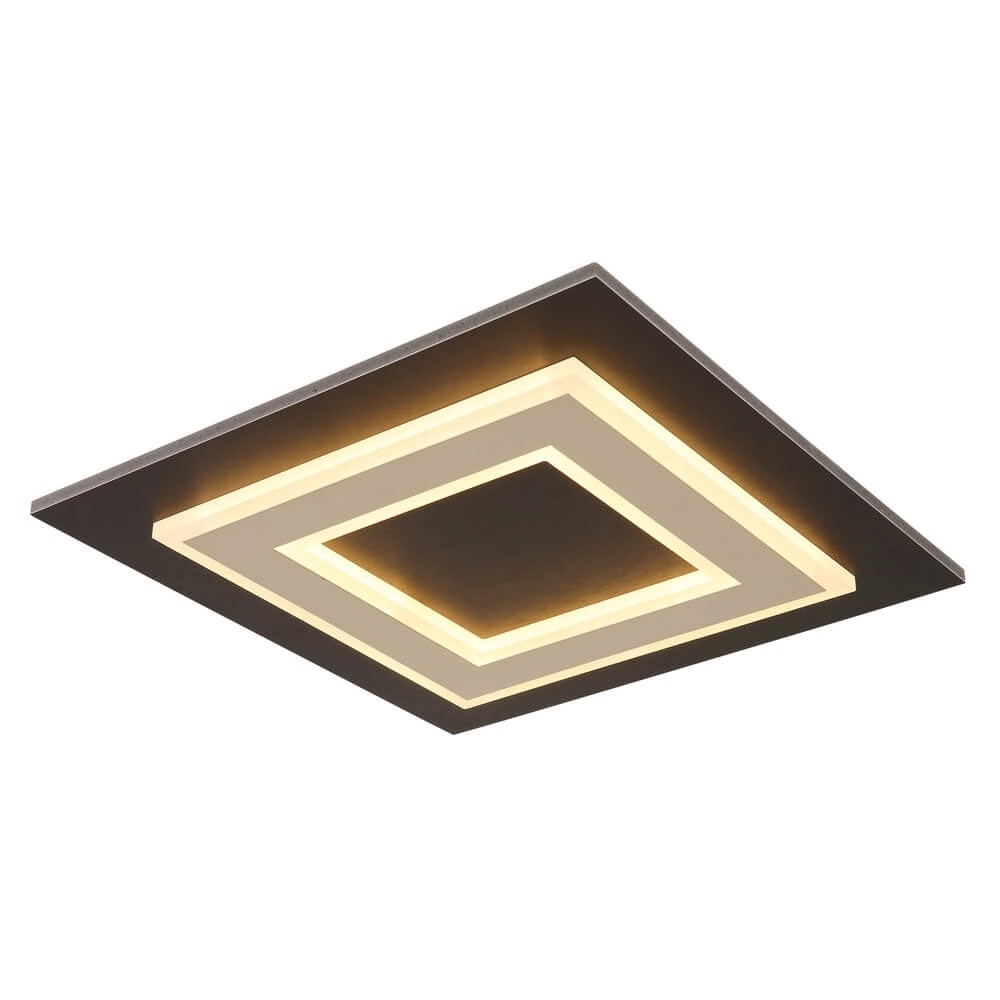 Plafondlamp Jayden 32 x 32cm zwart
