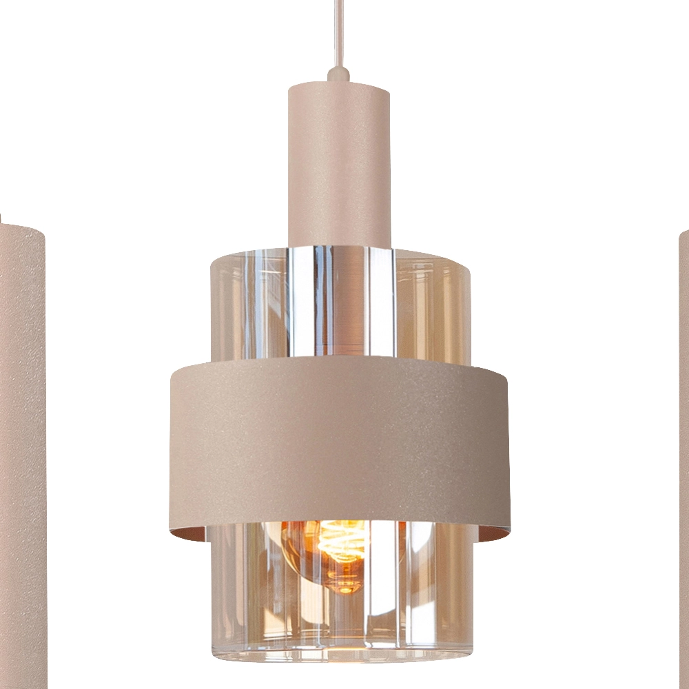 Eettafel hanglamp Marrone 7L - zand Highlight 8718379052101