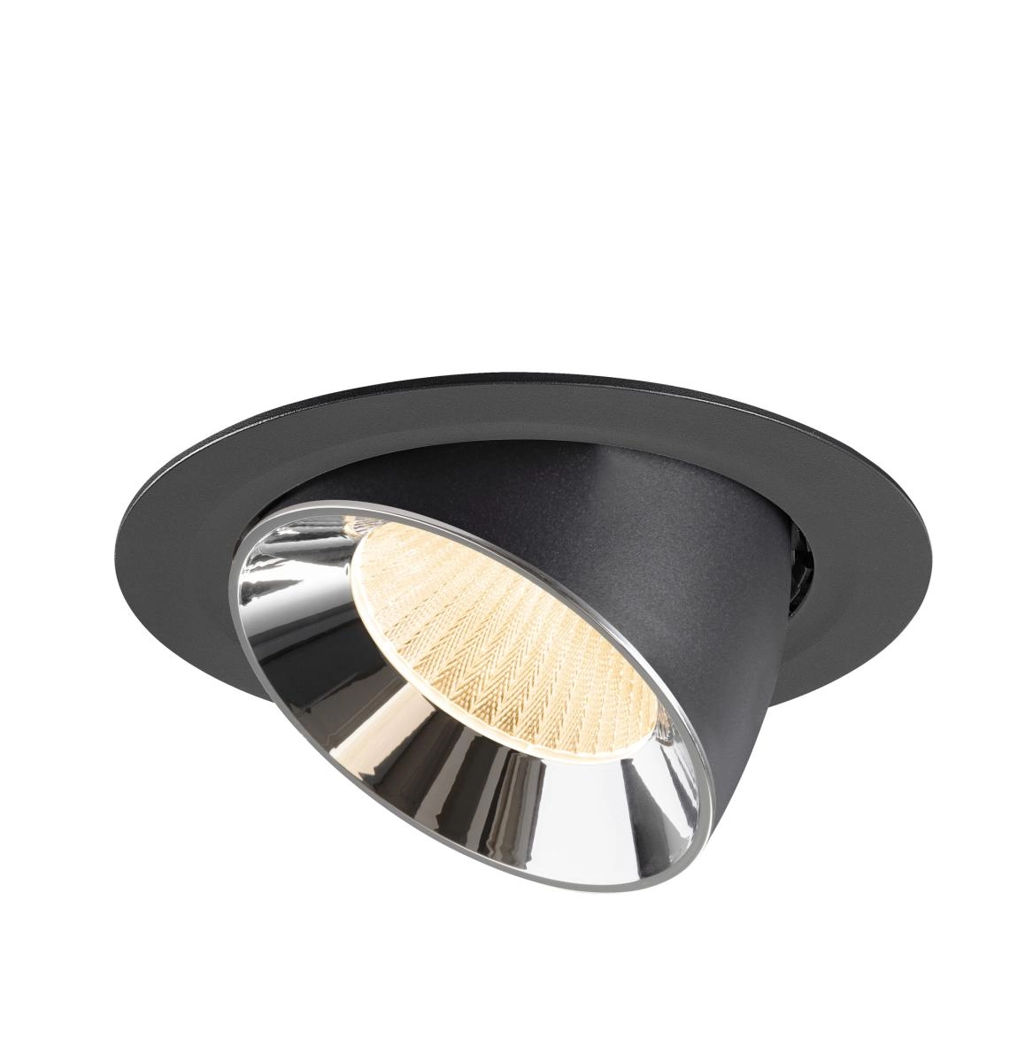 Inbouwspot Numinos Gimble XL zwart/chroom 2700K - 40gr SLV 4024163308854