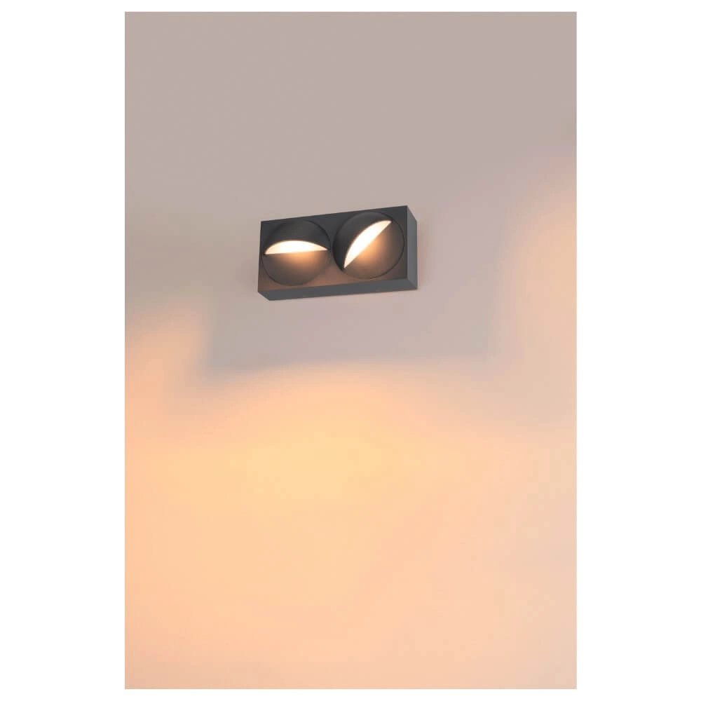 Verstelbare muurspot Lid I dubbel SLV 4024163288095