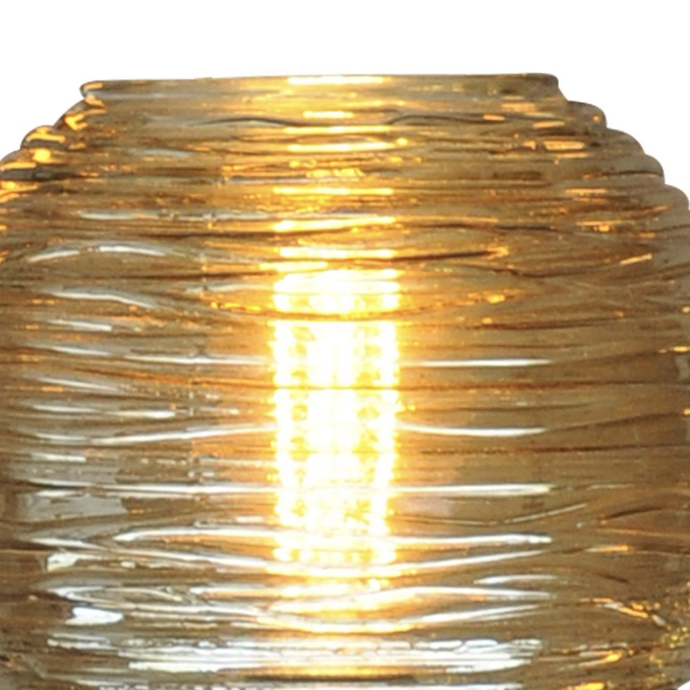 Wandlamp Quinto zwart met gestreept glas Masterlight 8718121247939