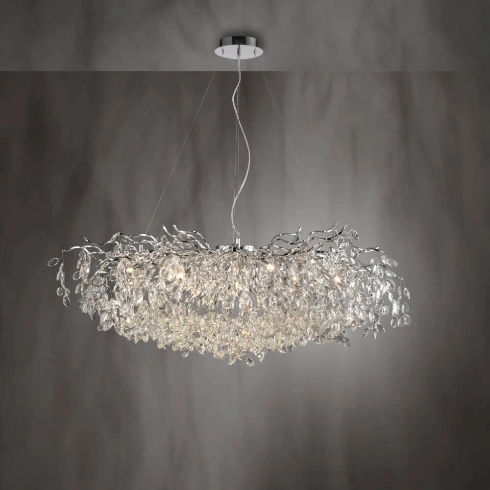 Kroonluchter Ricicle 120cm chroom Paul Neuhaus 4012248382080