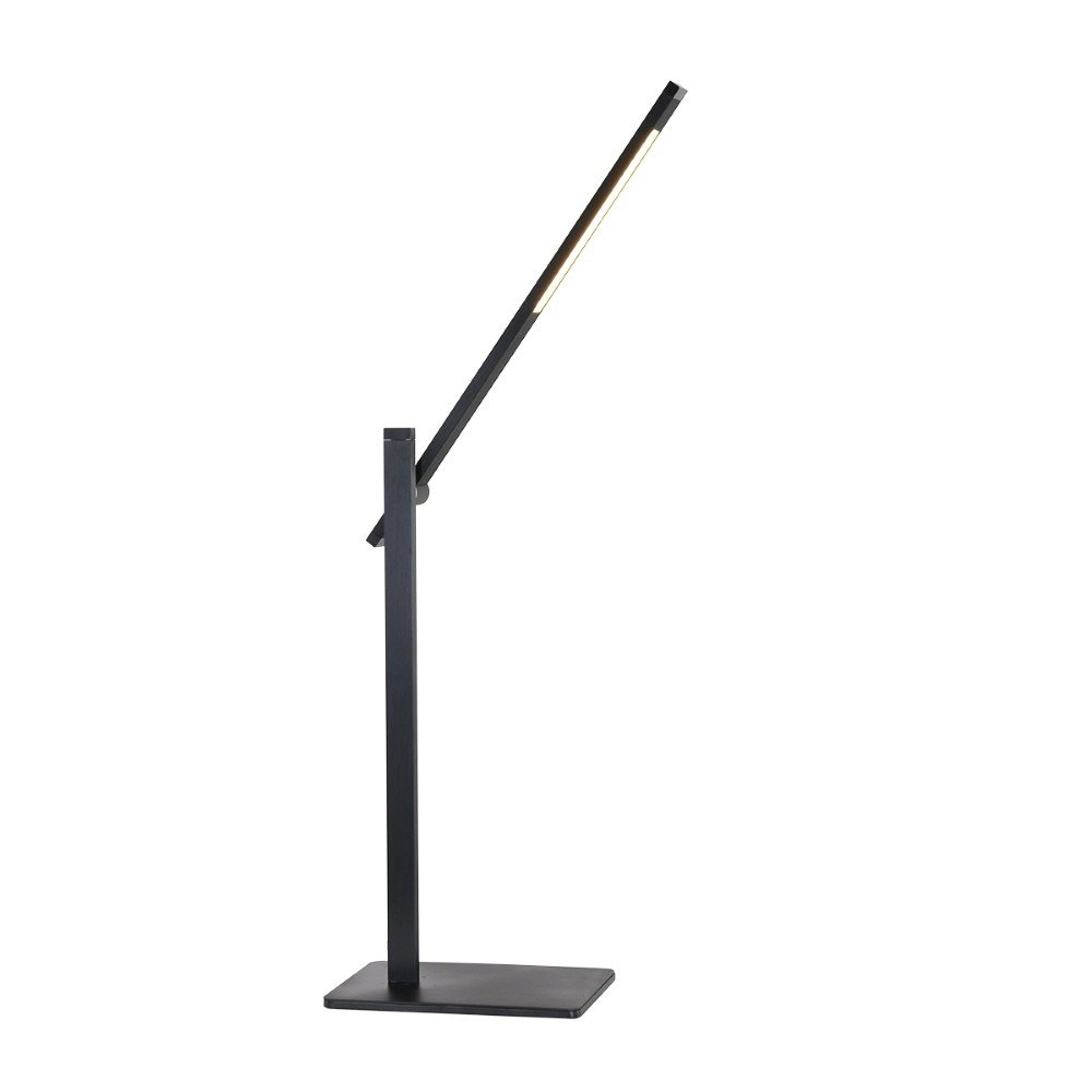 Strakke led bureaulamp Stekk zwart Steinhauer 8712746132731