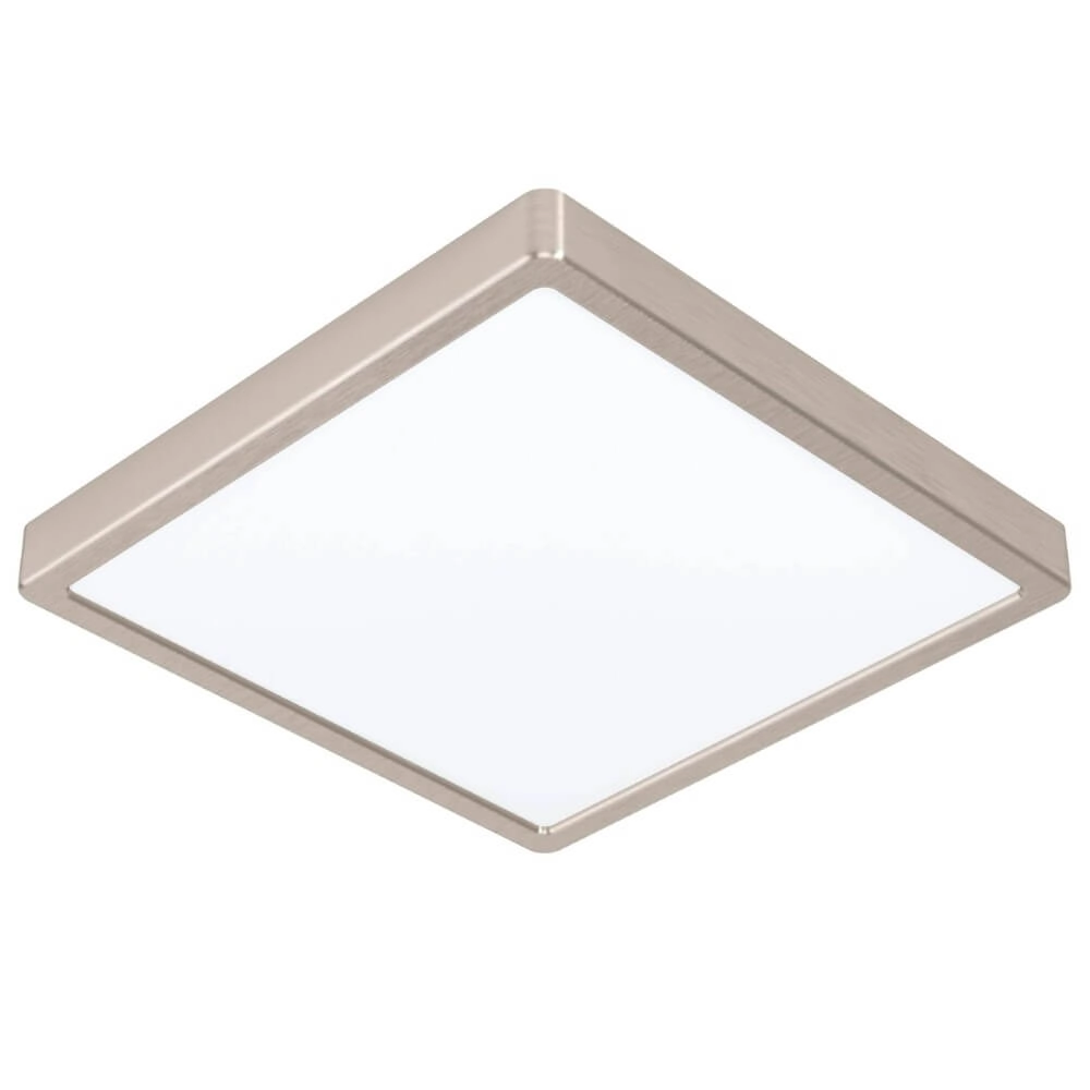 RVS plafonnière Fueva 5 28,5 bij 28,5cm