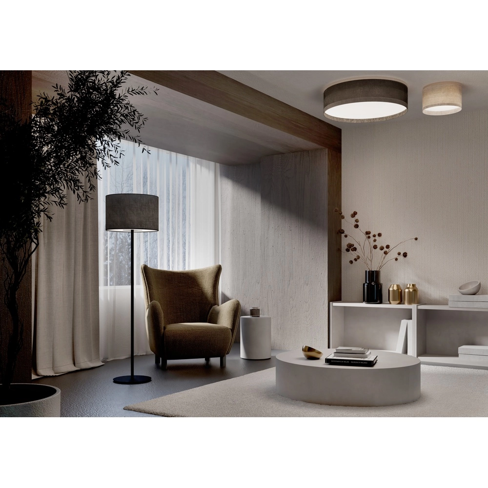 Vloerlamp Lago grijs Ø 46cm Lyora 5903139116763