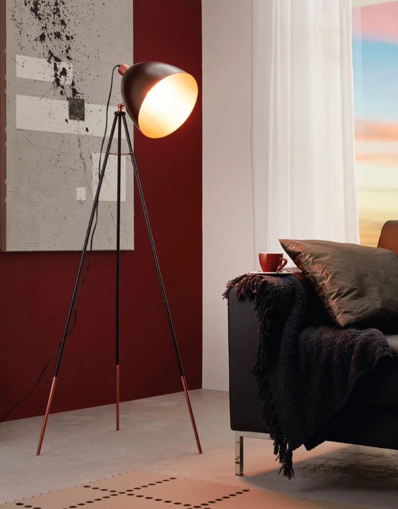 Vloerlamp Chester Tripod Eglo 9002759493868