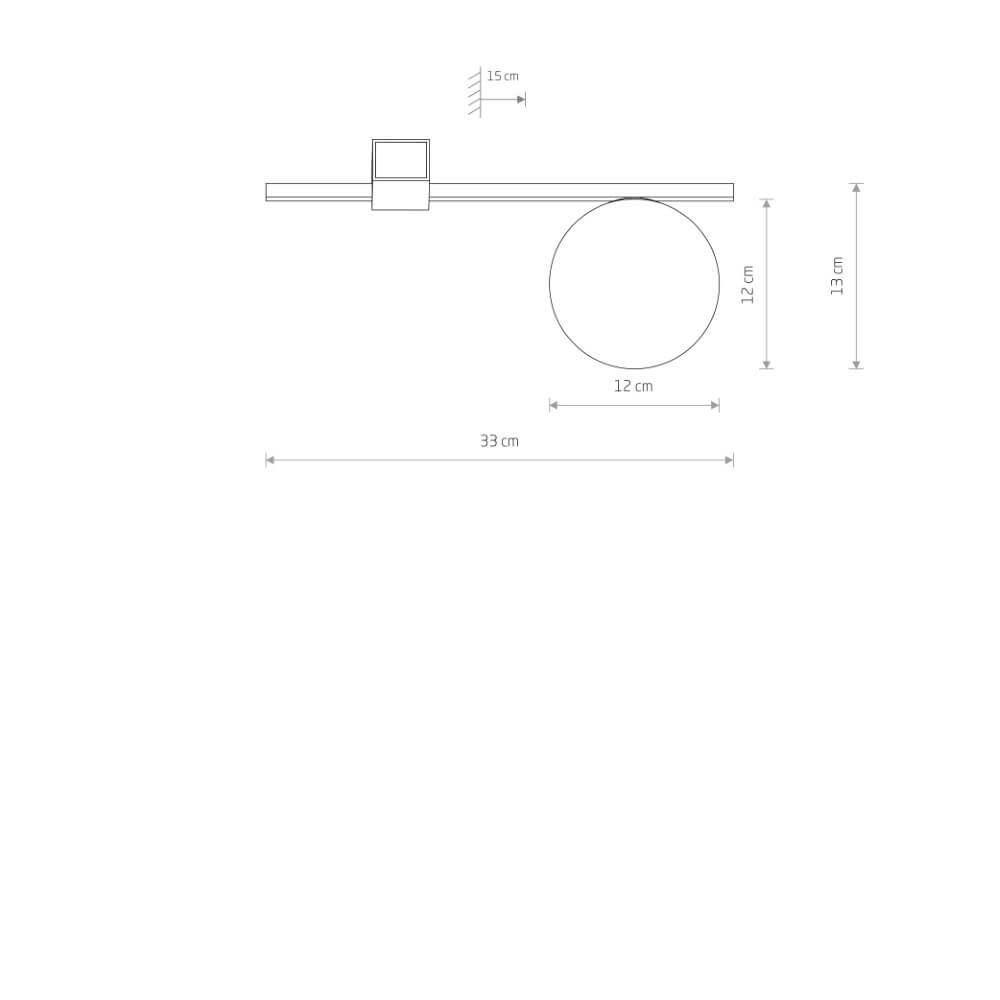 Glazen hanglamp Pik 1x wit glas Lyora 5903139102995