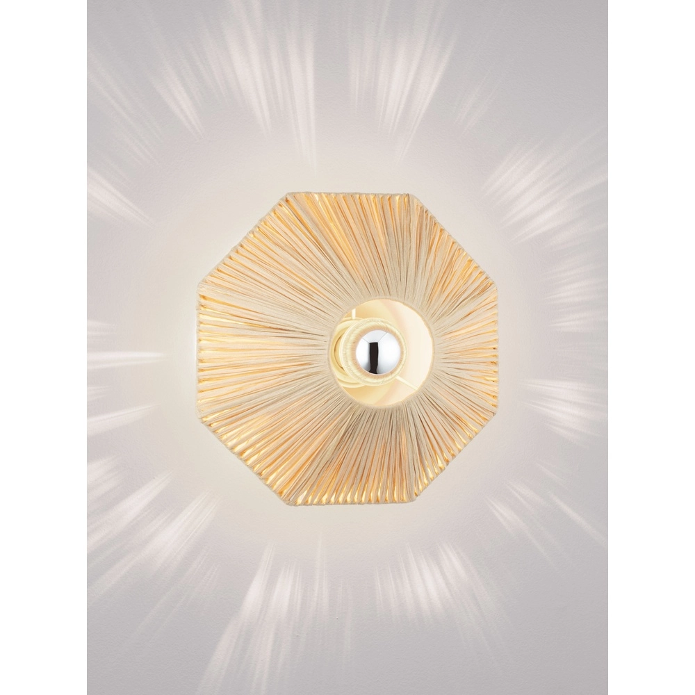 Japandi wandlamp Elvio Ø 30cm Lyora 5212017493880