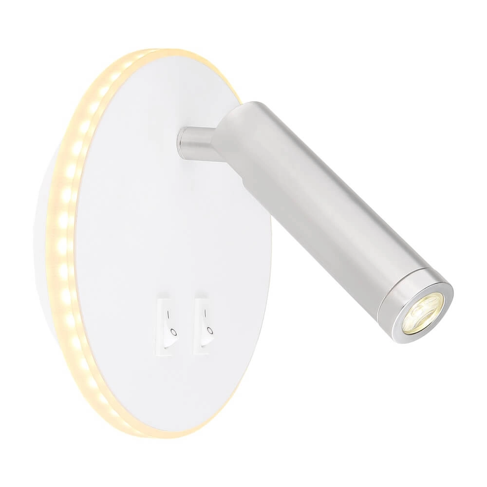 Strakke wandlamp Many wit Strakke wandlamp Many wit