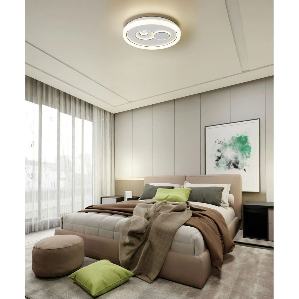 Plafondlamp Ruiz I wit Ø 49cm Globo 9007371522811