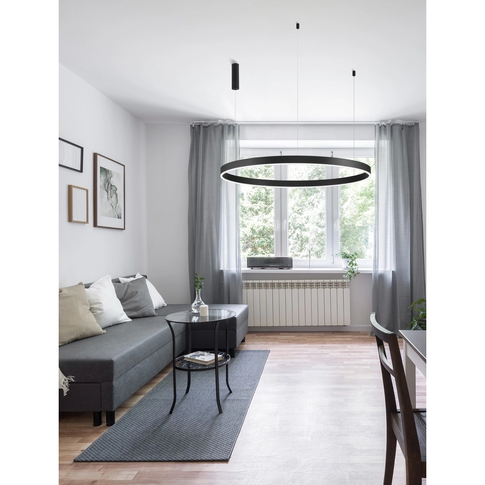 Hanglamp Motif zwart Ø 120cm 2700-6500K Lyora 5212017443700