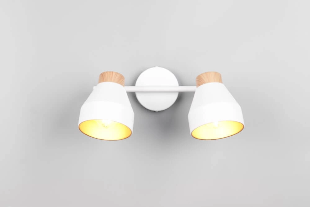 Design plafondlamp 2-lichts Valentin wit Trio 4017807637427
