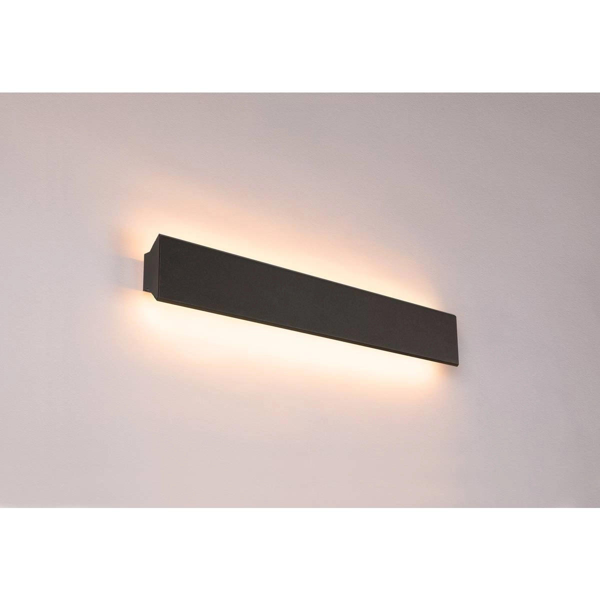 Langwerpige wandlamp Direto 60cm zwart SLV 4024163248907