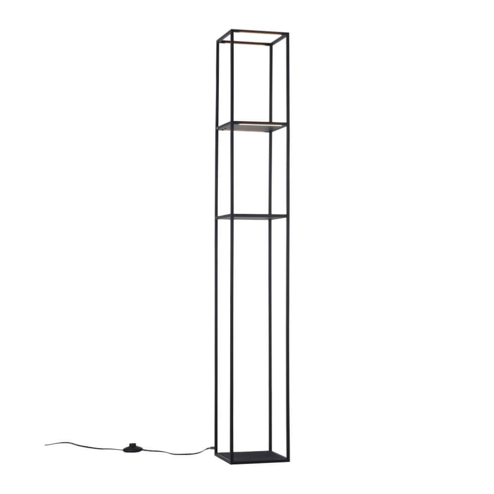 Strakke vloerlamp Contura zwart Paul Neuhaus 4012248361009