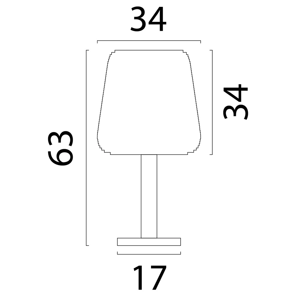 Tafellamp Carta Moody Ø 34cm Think Paper kap - zwart Masterlight 8718121419640